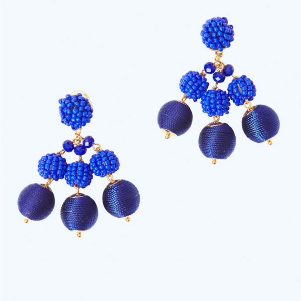 Lilly Pulitzer Salsa Copa Clip-On Earrings